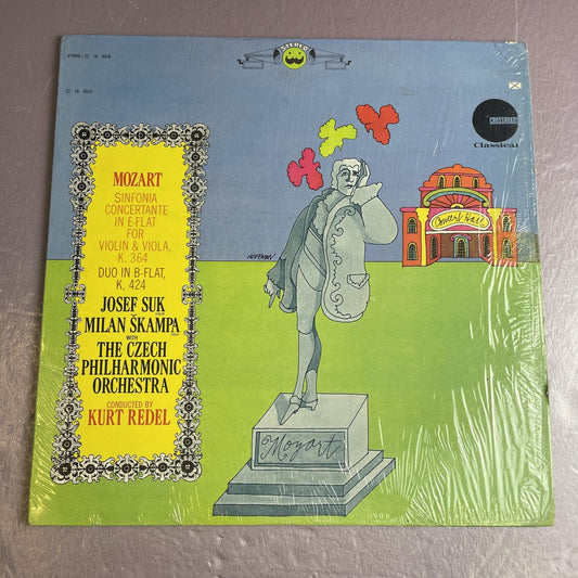 Vintage Mozart Sinfonia Concertante Josef Suk 12" Black Vinyl LP Crossroads