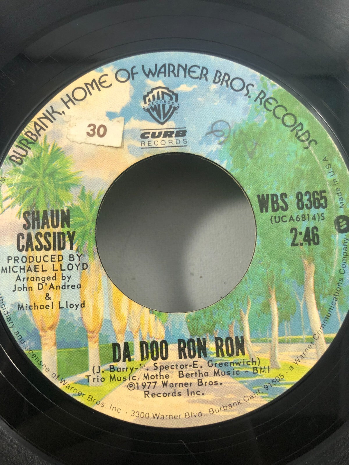 SHAUN CASSIDY 45 Da Doo Ron Ron / Holiday See pictures. VG