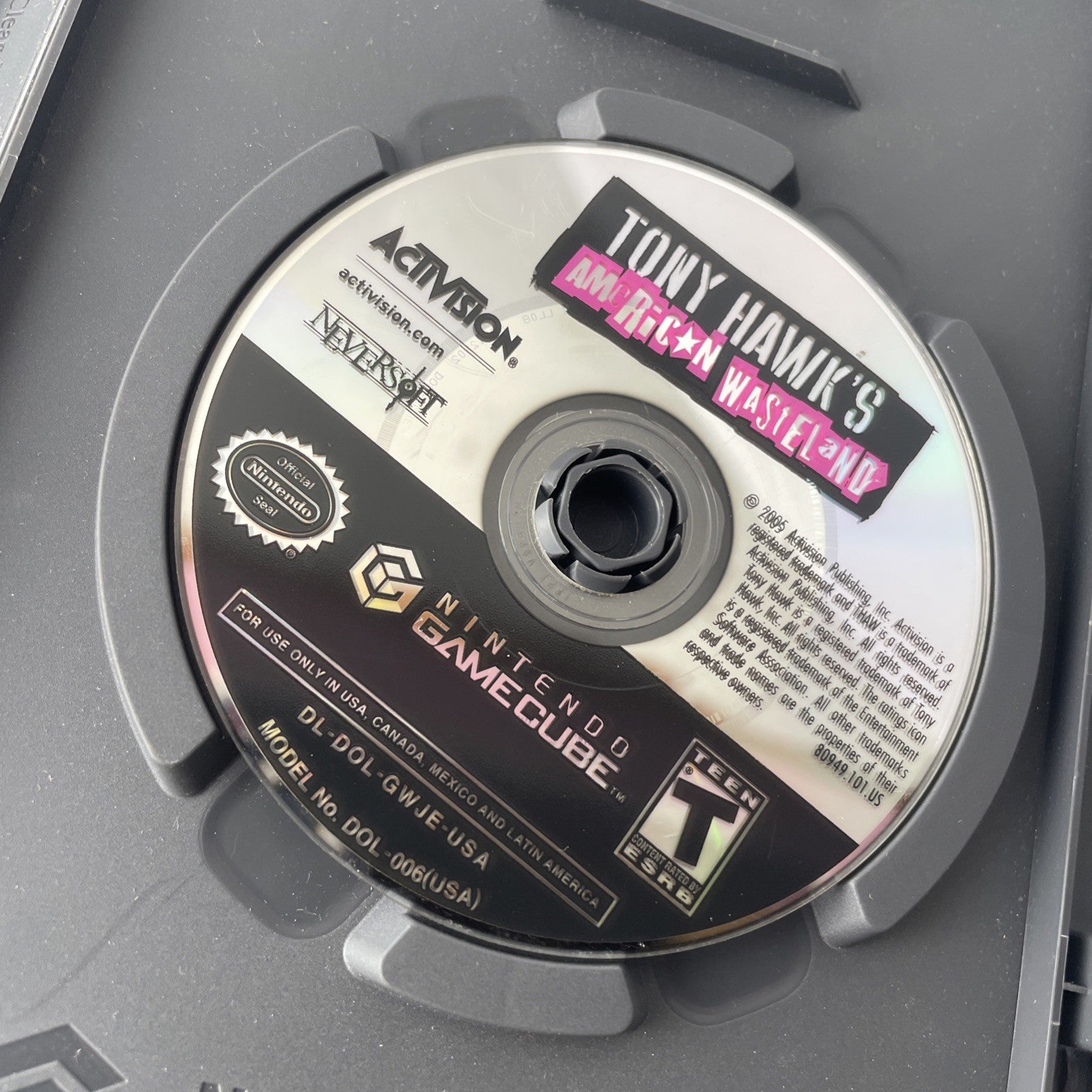 Tony Hawk’s American Wasteland Nintendo Gamecube CIB Black Label