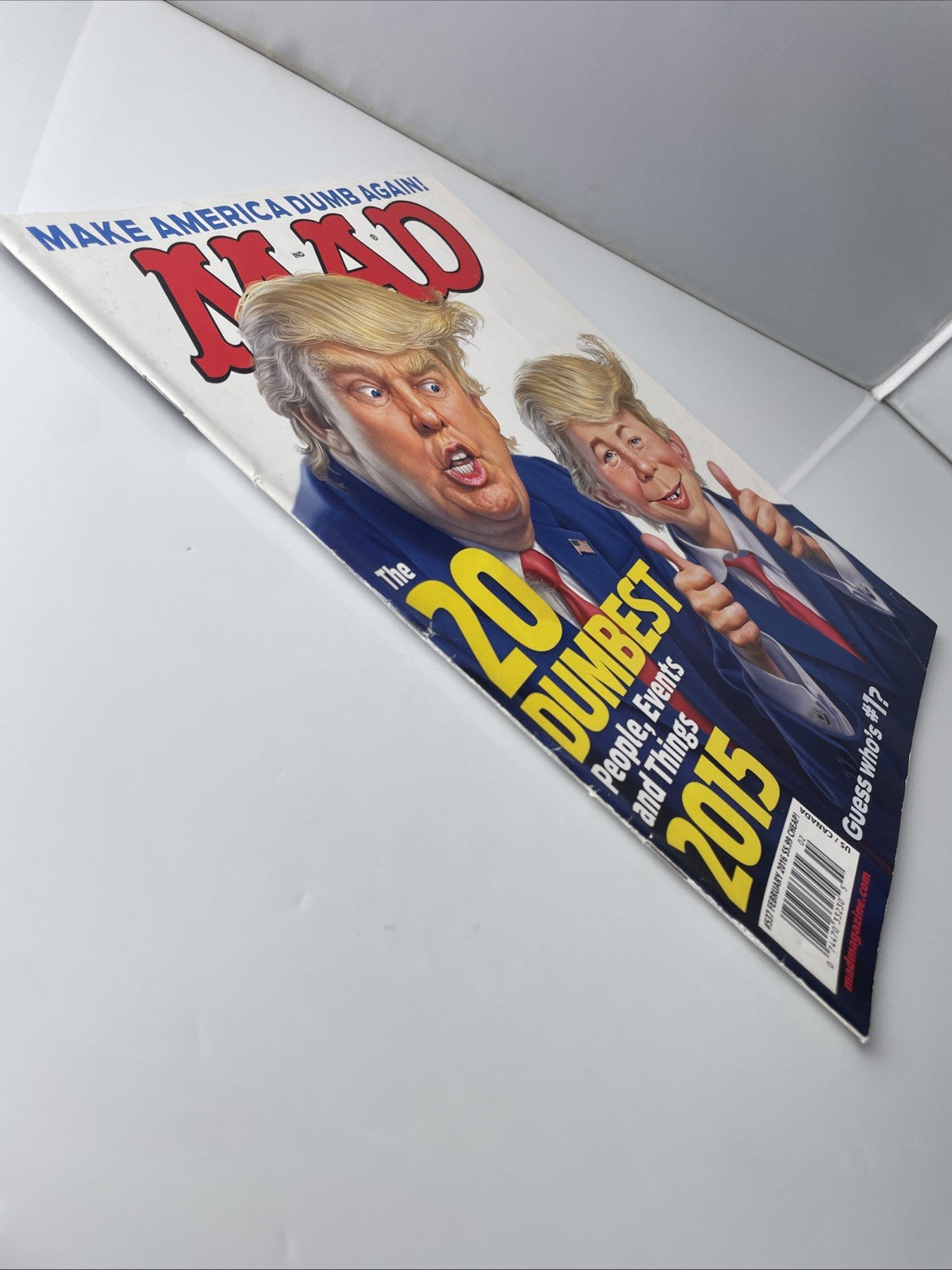 MAD Magazine Trump Cover Issue 537 February 2016: Make America Dumb Again!