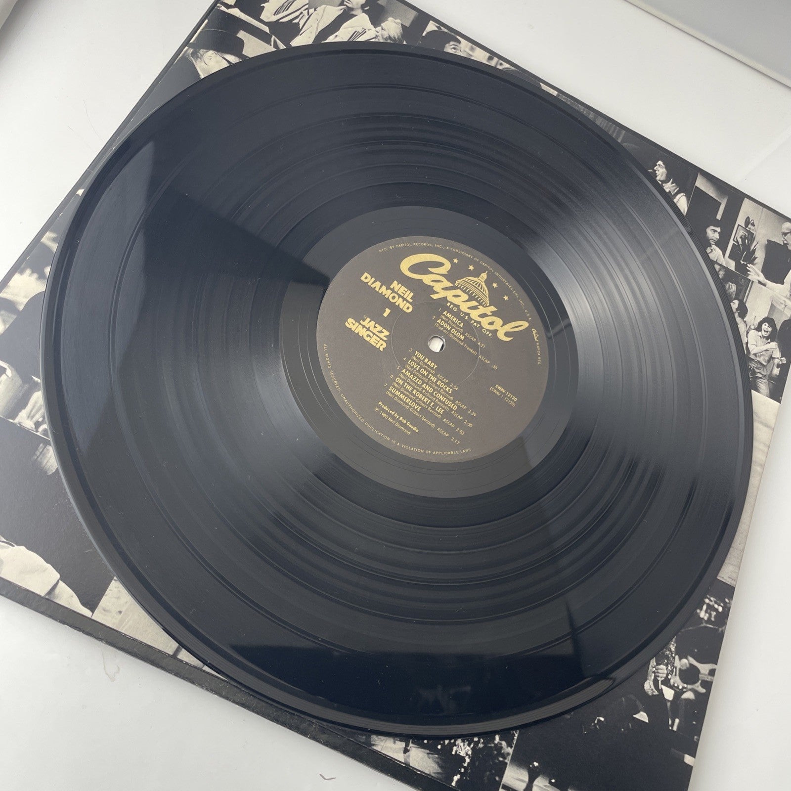 JAZZ SINGER OST Neil Diamond MFSL LP NM embossed gatefold u