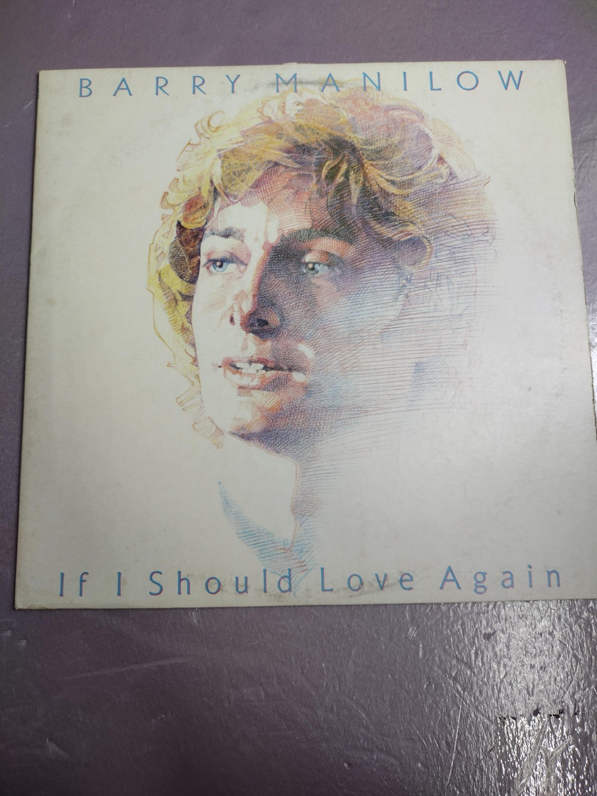 Vintage Barry Manilow If I Should Love Again Black Vinyl LP 1981 Arista Pop