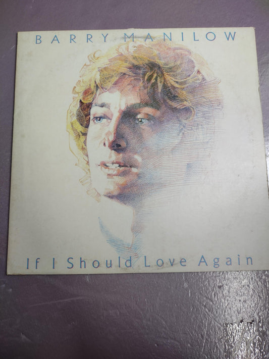 Vintage Barry Manilow If I Should Love Again Black Vinyl LP 1981 Arista Pop