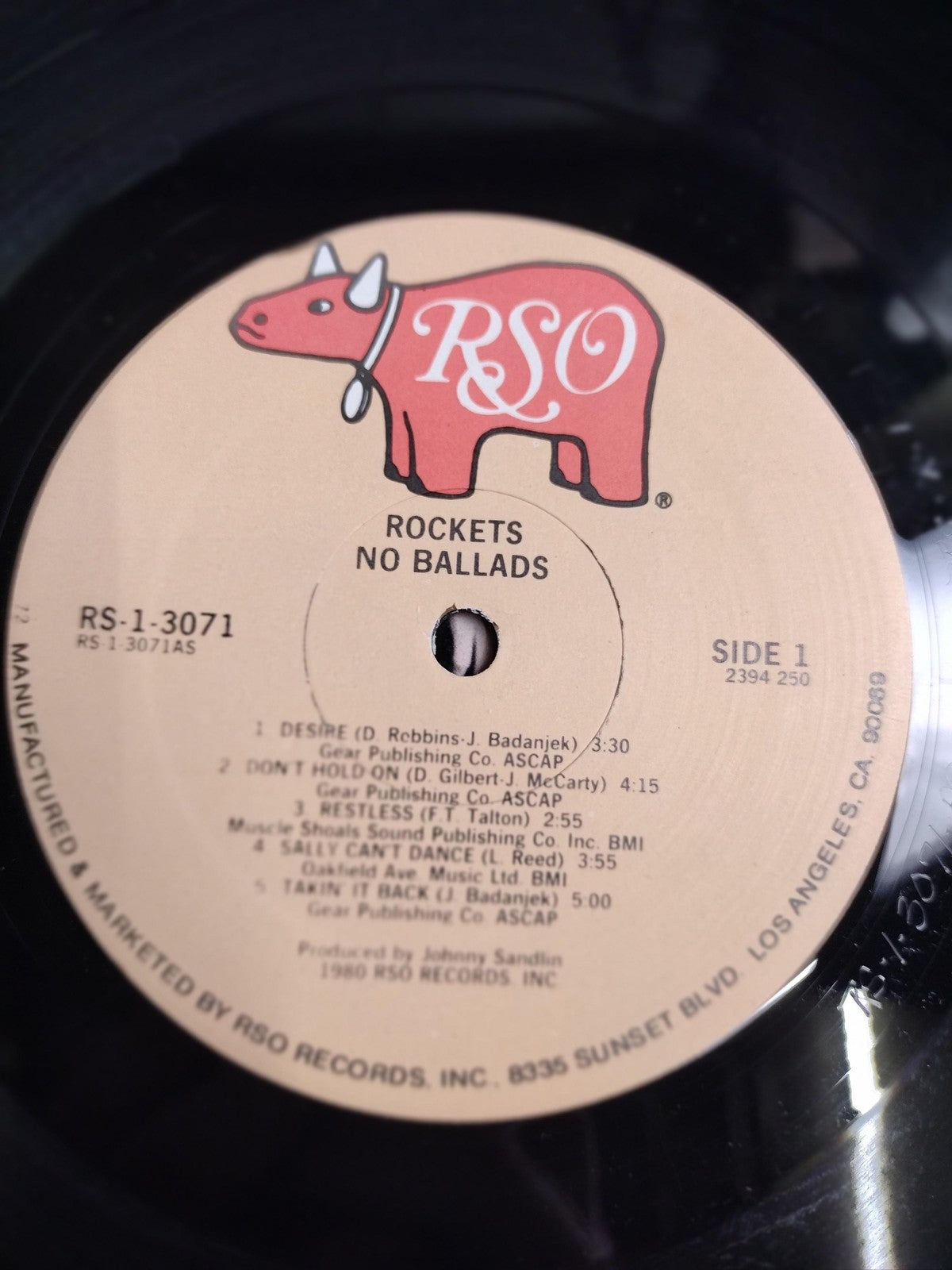 Vintage The Strokes 12" Vinyl LP No Ballads RSO Black Classic Hard Rock 1980