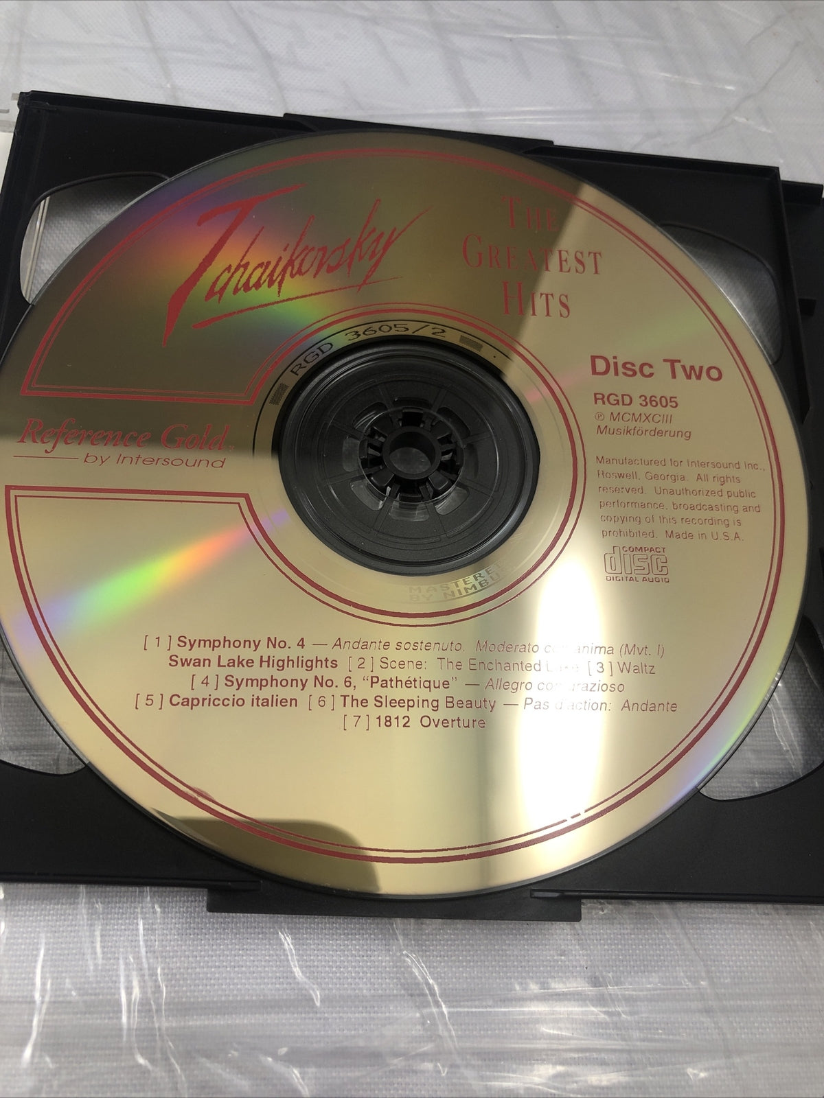 The Greatest Hits [CD] Tchaikovsky 2CD SET Very Good Complete Classical Music