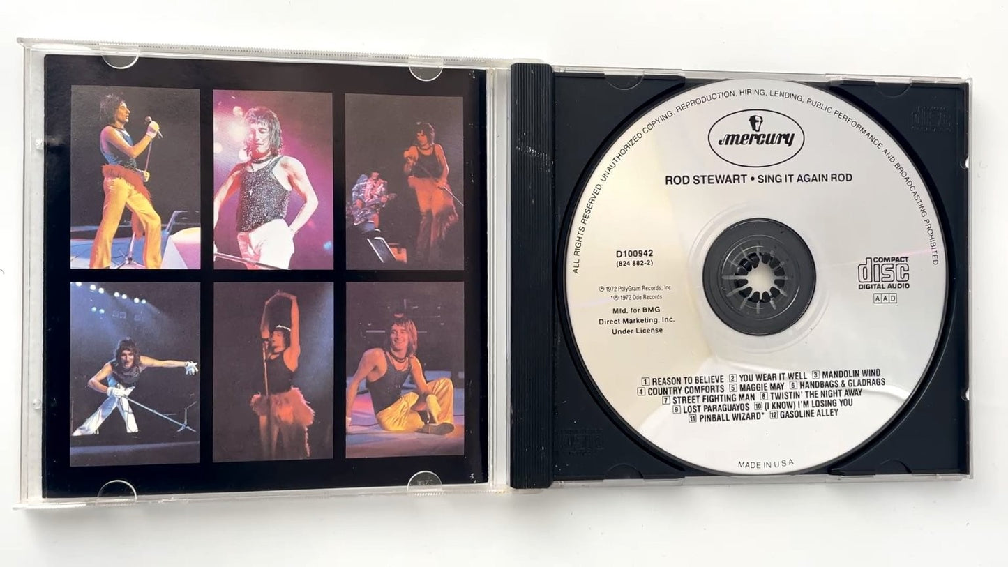 Rod Stewart - Sing It Again Rod CD 1973 Mercury Rock Pop Compilation