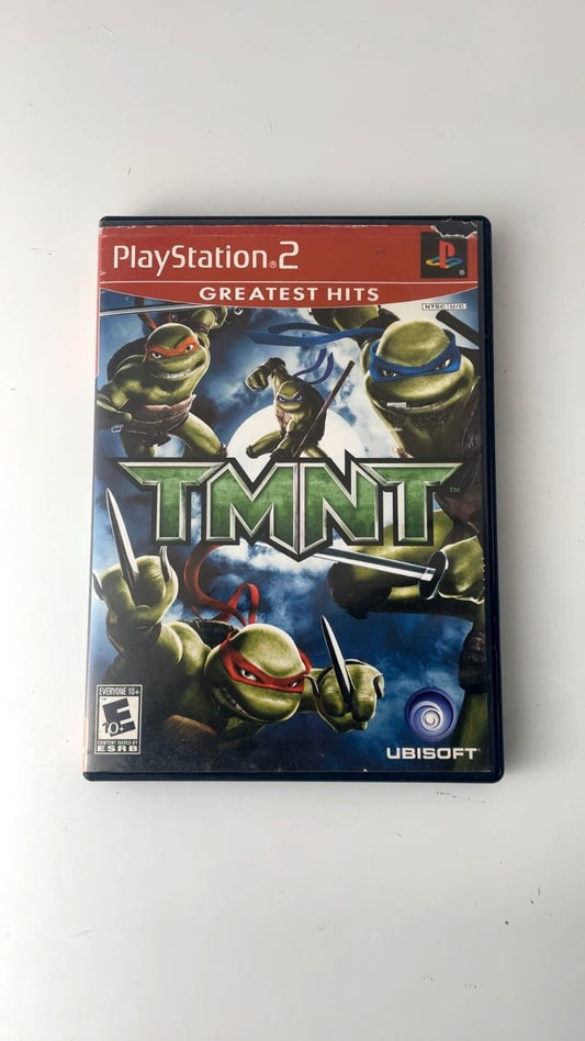 TMNT Greatest Hits PlayStation 2 Video Game Ubisoft Multiplayer NO MANUAL VG