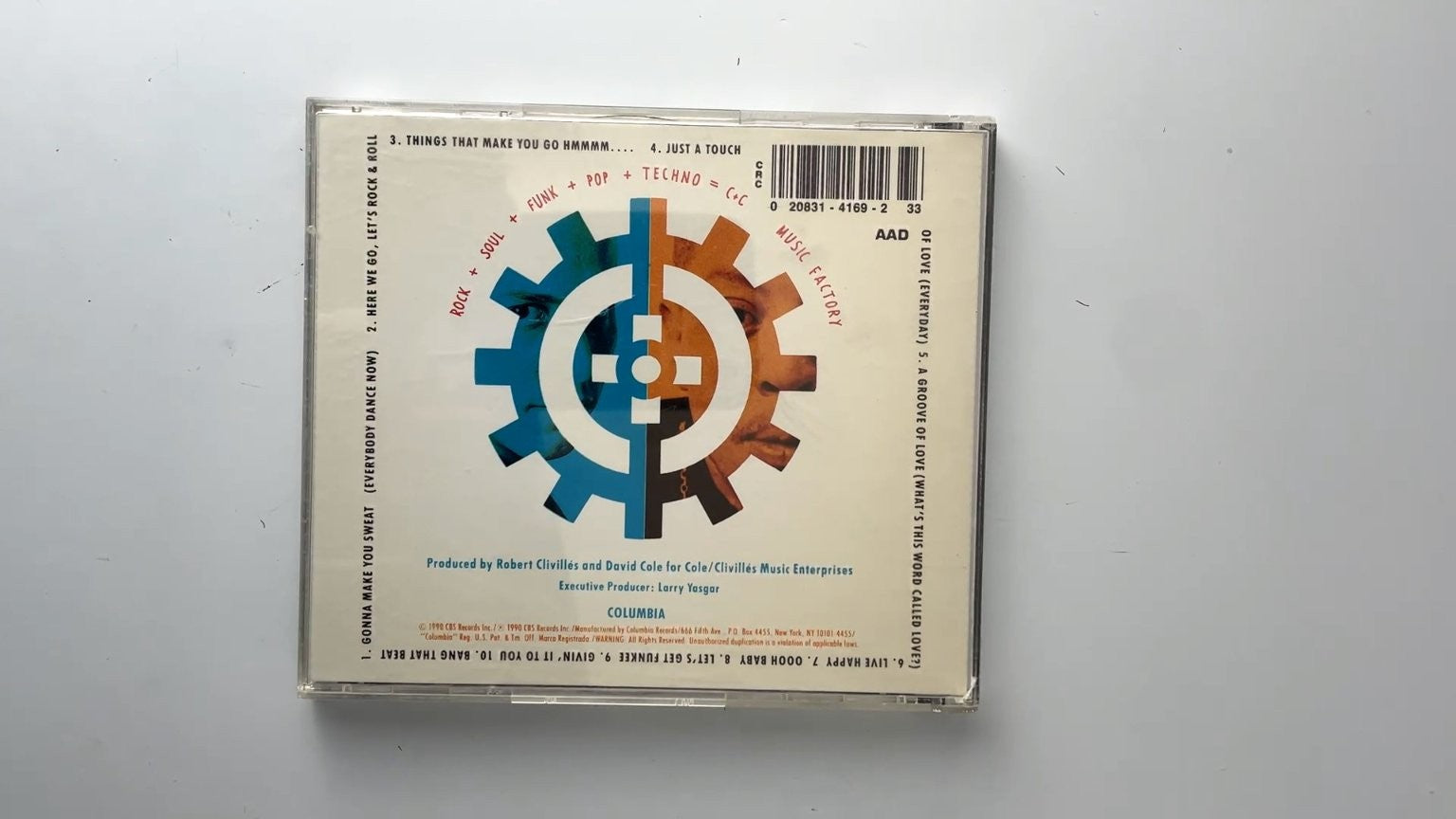 C+C Music Factory Gonna Make You Sweat CD Jewel Case 1990 Columbia