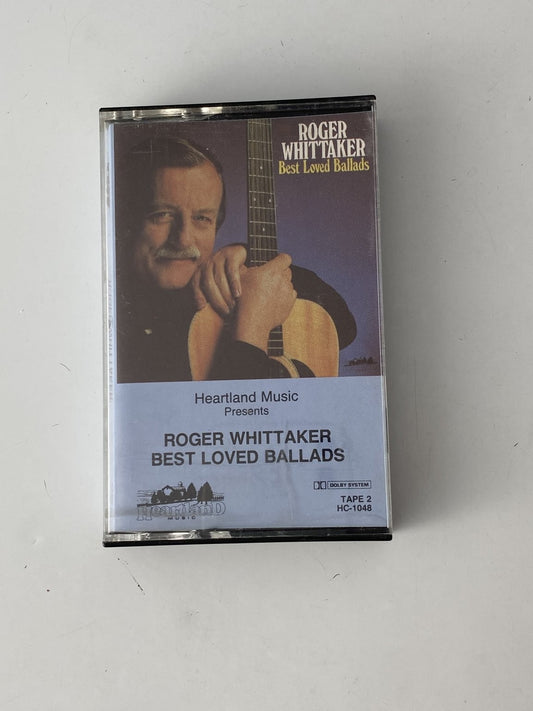 Roger Whittaker Best Loved Ballads Cassette 1986 Heartland Music Dolby
