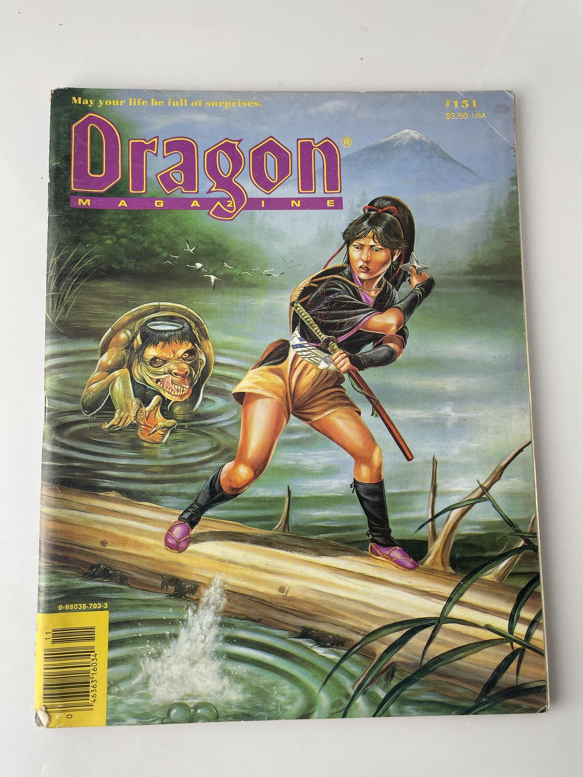 Vintage Dragon Magazine Issue 151 Nov 1989 TSR D&D AD&D Spelljammer Kara-Tur