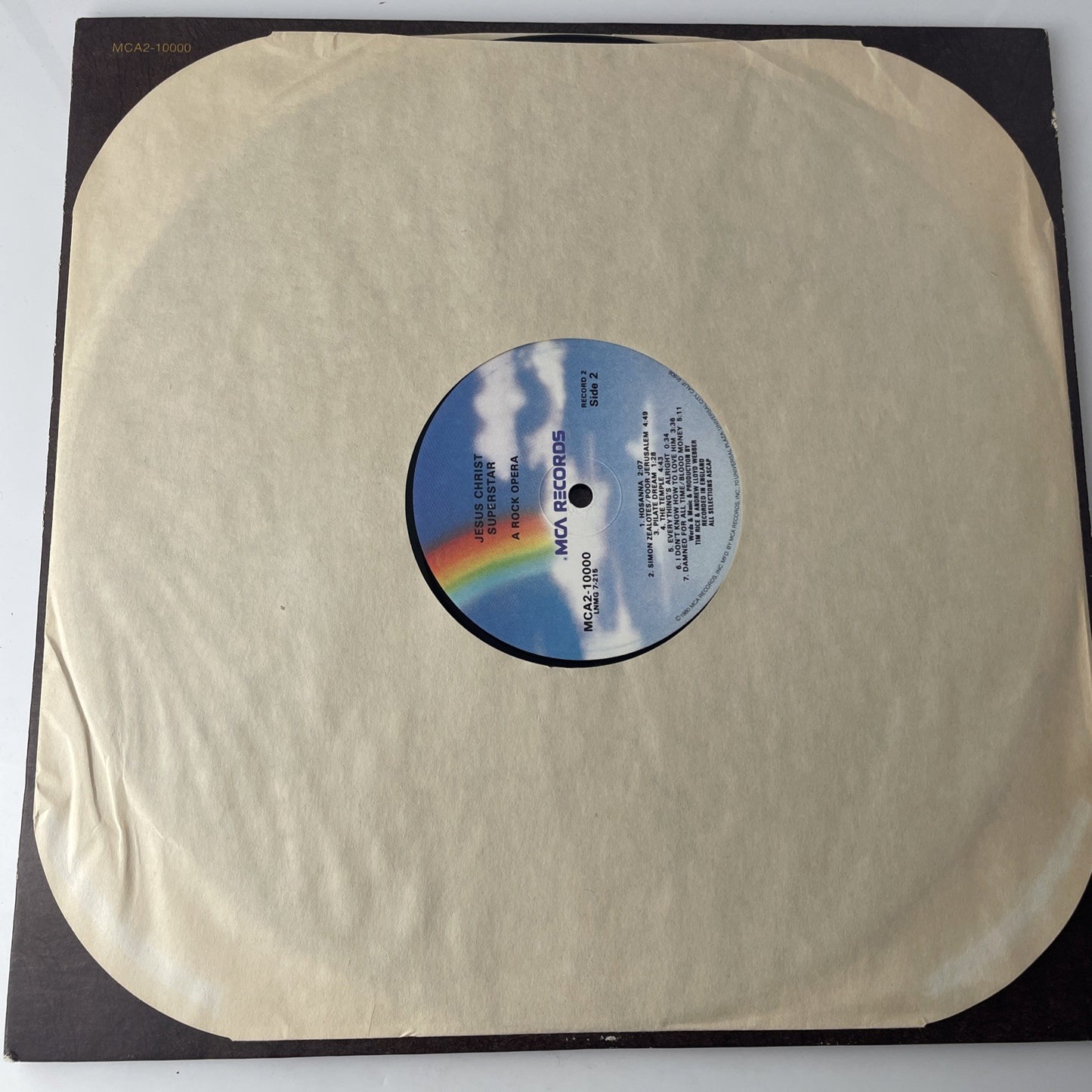 Andrew Lloyd Webber Jesus Christ Superstar (LP) 2LP Decca DXSA 7206 Rock 1970 VG