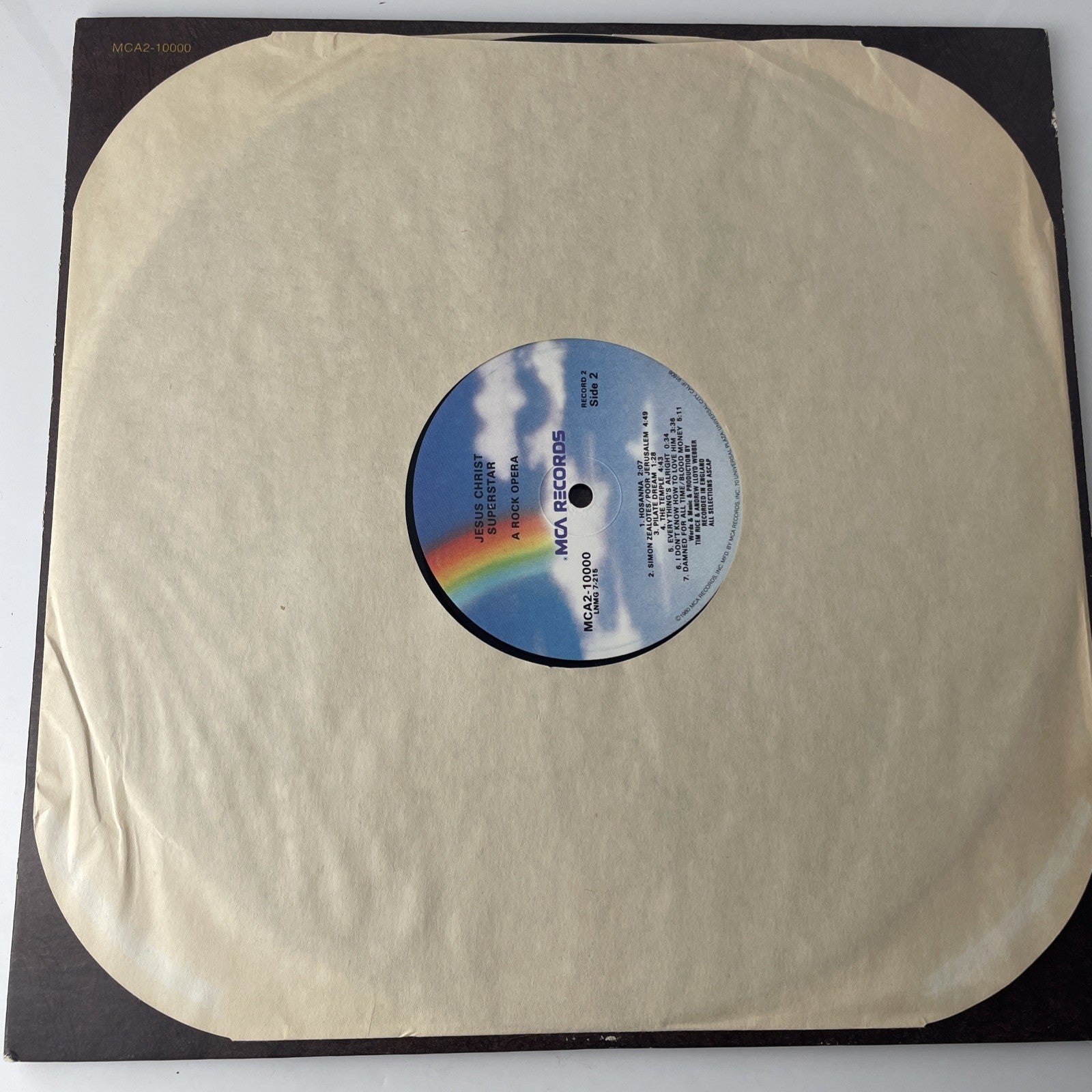 Andrew Lloyd Webber Jesus Christ Superstar (LP) 2LP Decca DXSA 7206 Rock 1970 VG