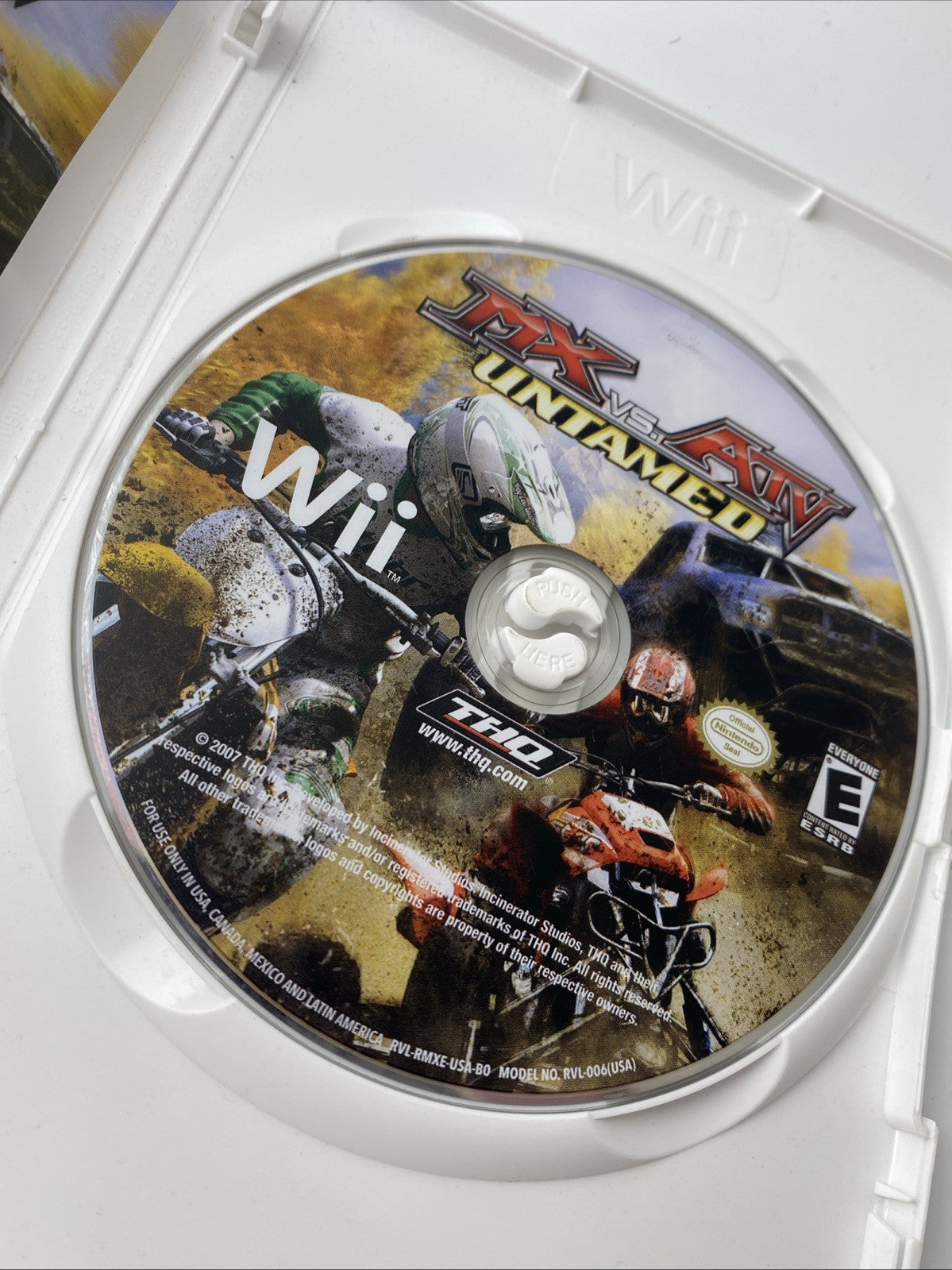 MX vs. ATV Untamed (Nintendo Wii, 2008) Complete CIB 