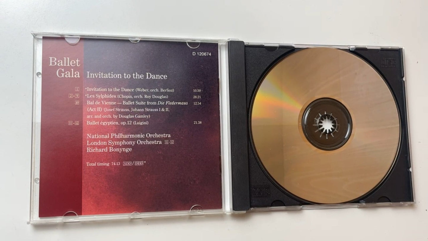 Ballet Gala Invitation to the Dance CD 1985 Classical London D 120674