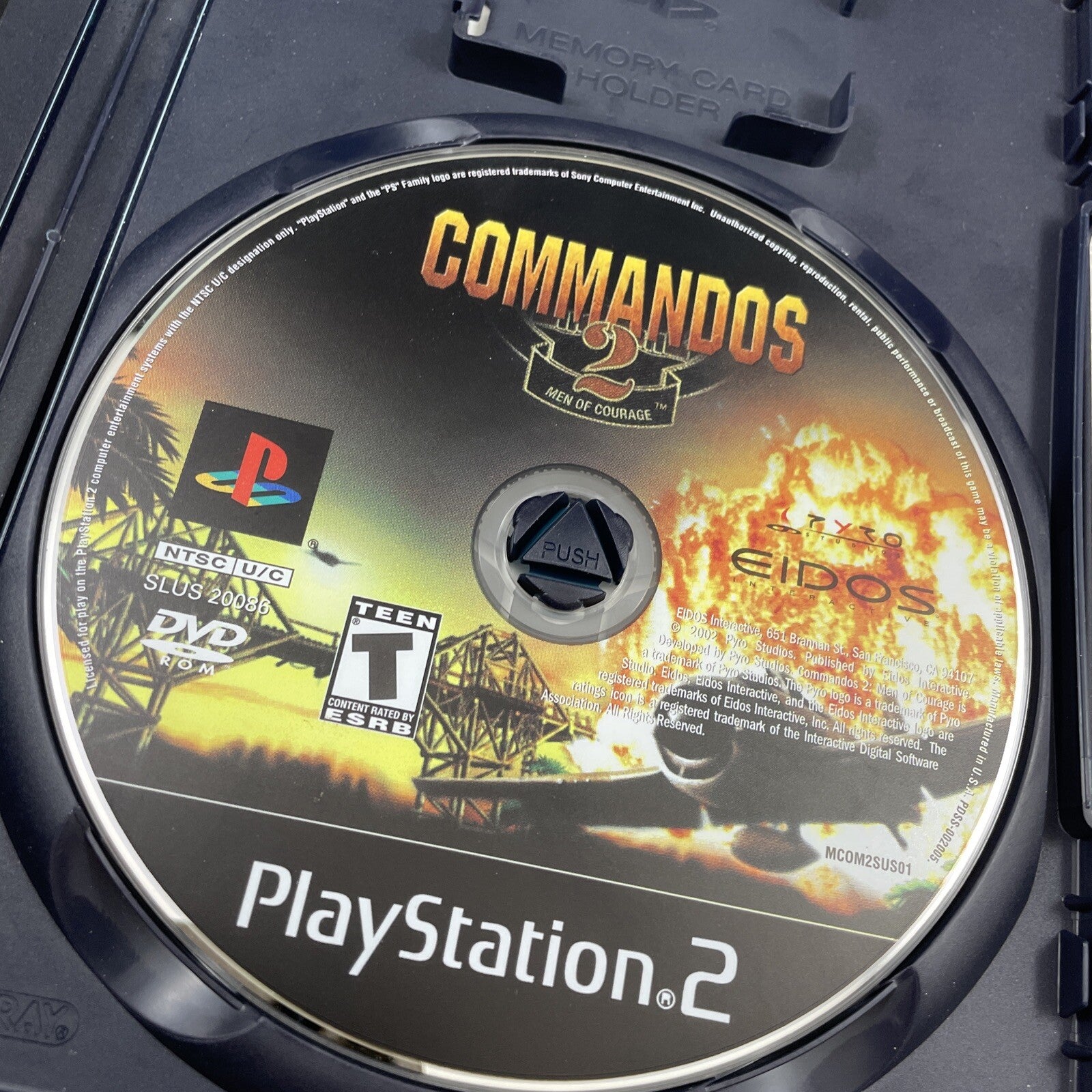 Commandos 2 Men Of Courage PS2 Sony Playstation 2 Game Complete With Manual