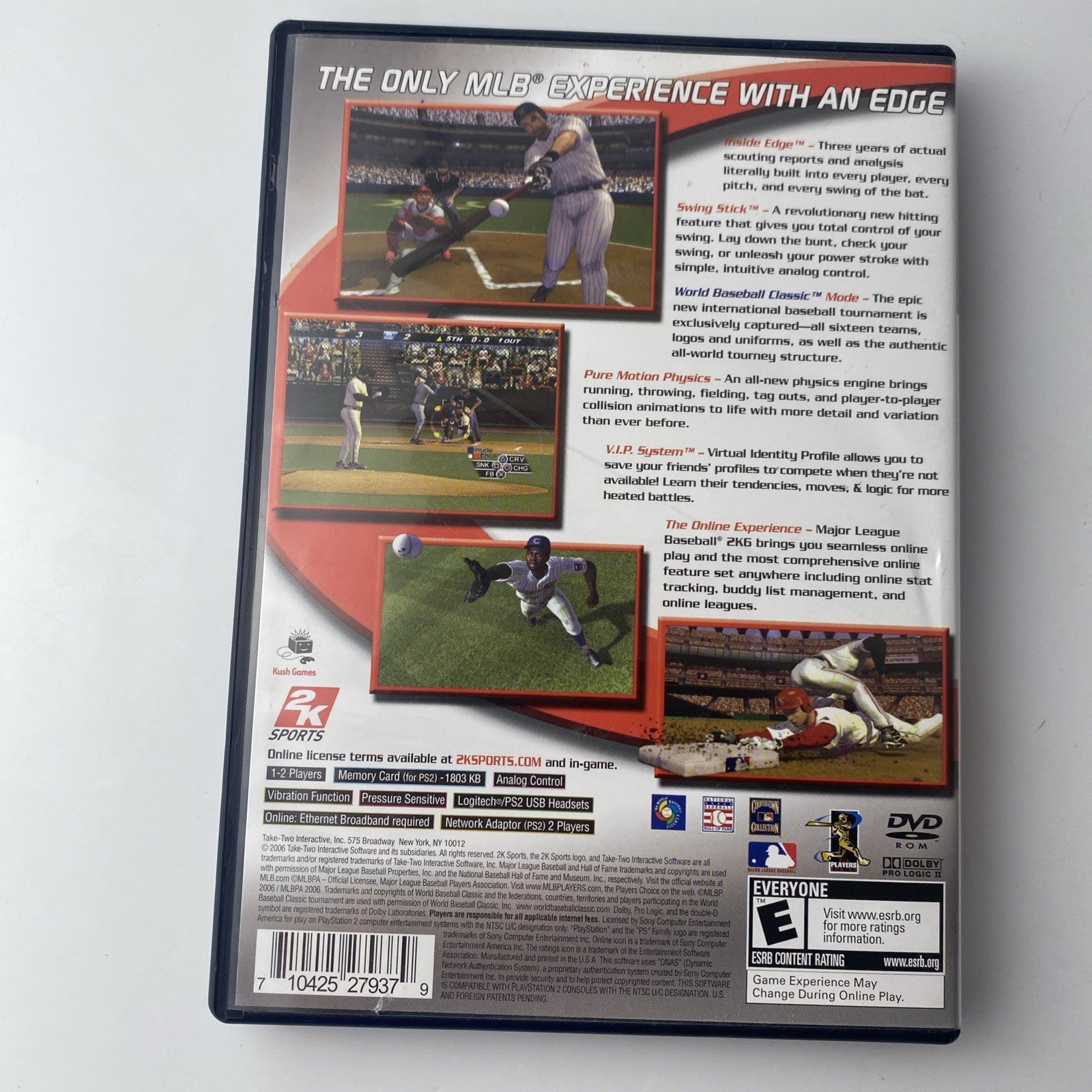 MLB Major League Baseball 2K6 - PS2 PlayStation 2 - CIB Tested *Fast Shipping