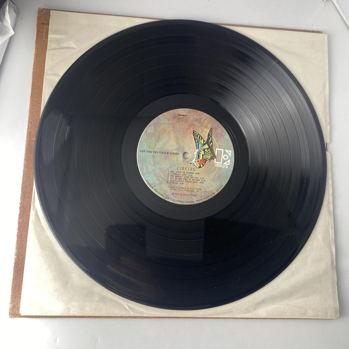 Vintage Seekers Circles 12" Black Vinyl LP 1972 Elektra Pop Rock Stereo Album