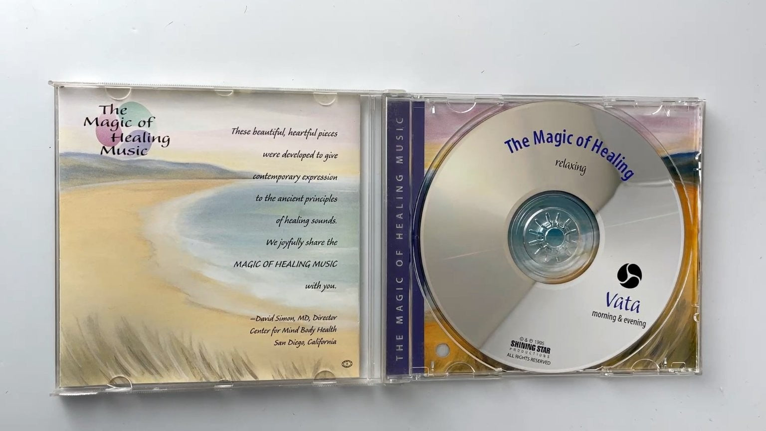 Bruce BecVar Brian BecVar Vata CD 1995 Healing Music Relaxing Shining Star