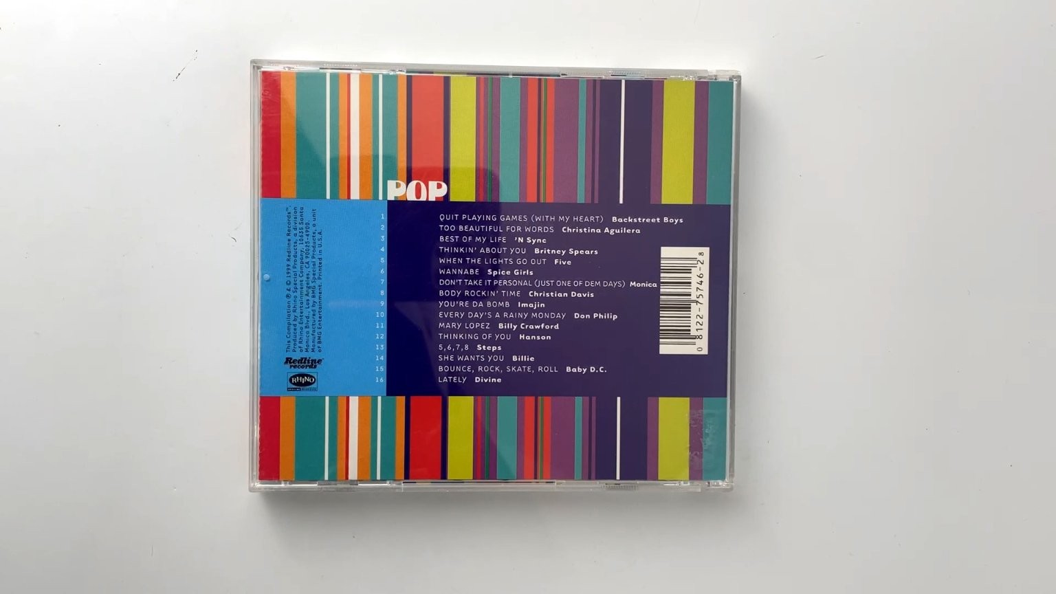 Various Artists - Pop to the Power of 16 CD 1999 Compilation Pop Rhino