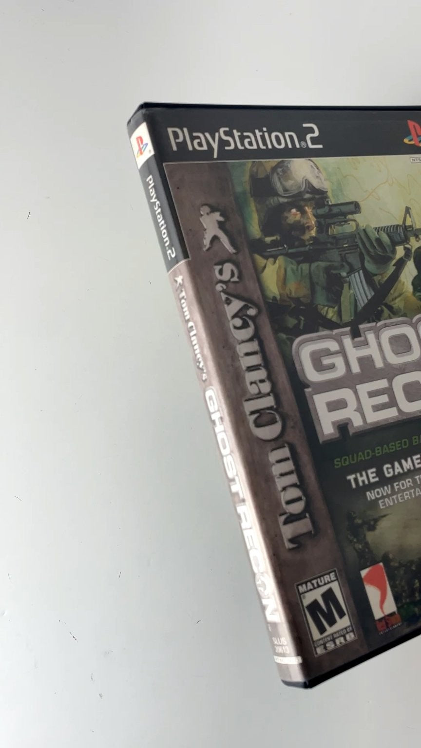 Tom Clancy's Ghost Recon PlayStation 2 Video Game Multiplayer NO MANUAL TESTED