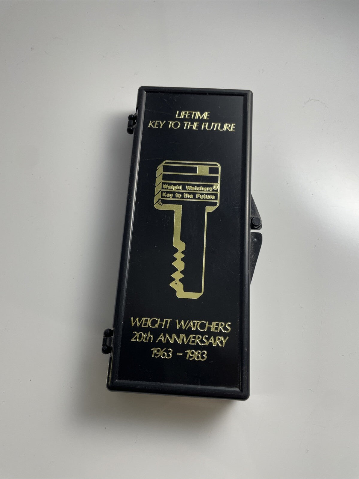 Weight Watchers Novelty Key Fob - Key to the Future Keychain  1963-1983 Gold