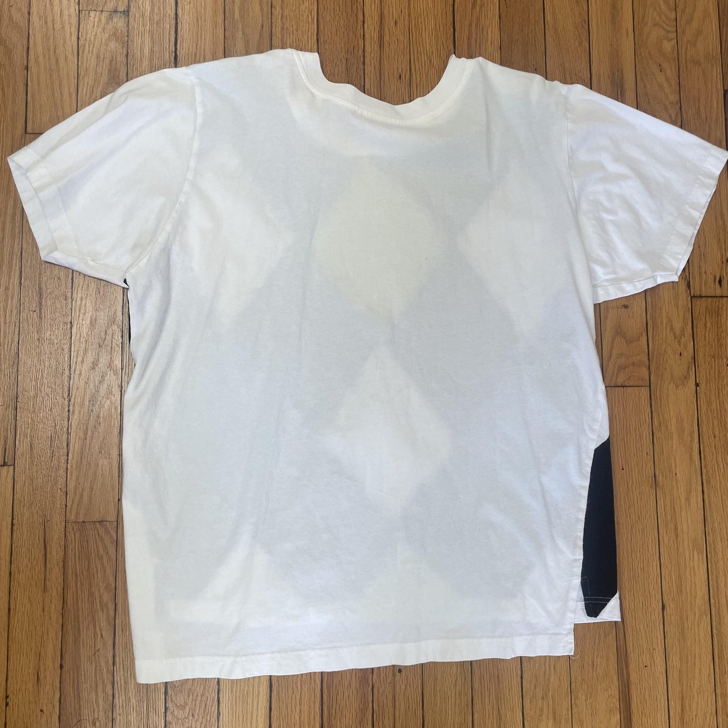 Vintage The Limited Shirt Mens Medium White Argyle Graphic Blue Yellow Black 90s