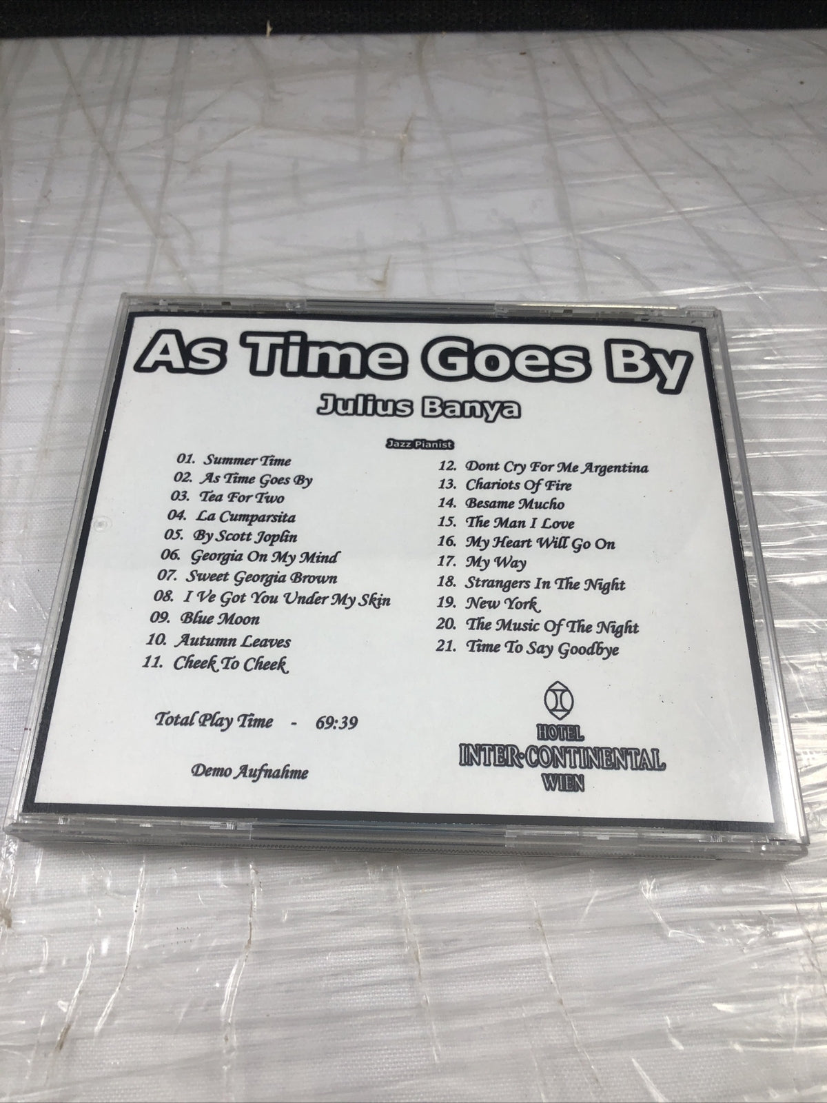 As Time Goes By Julius Ban ya Indie Independent Jazz Pianist Music CD