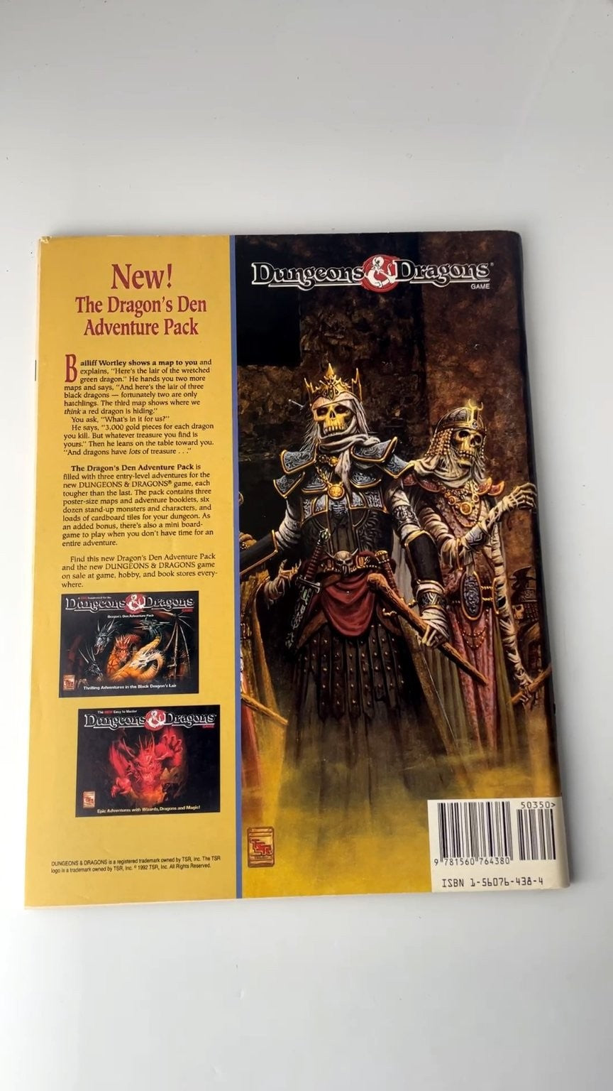 Dragon Magazine #180 TSR 1992 Has cards, Great condition!  AD&D Trading Cards