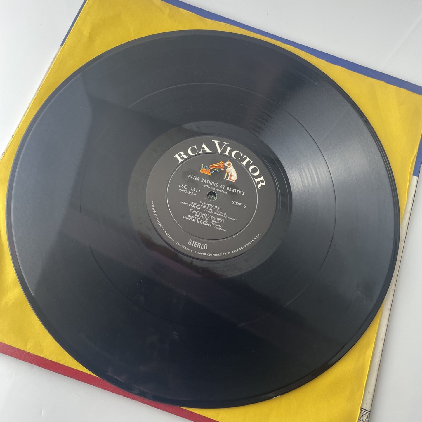 Jefferson Airplane After Bathing at Baxter's LP 1967 RCA LSO-1511 1st Press