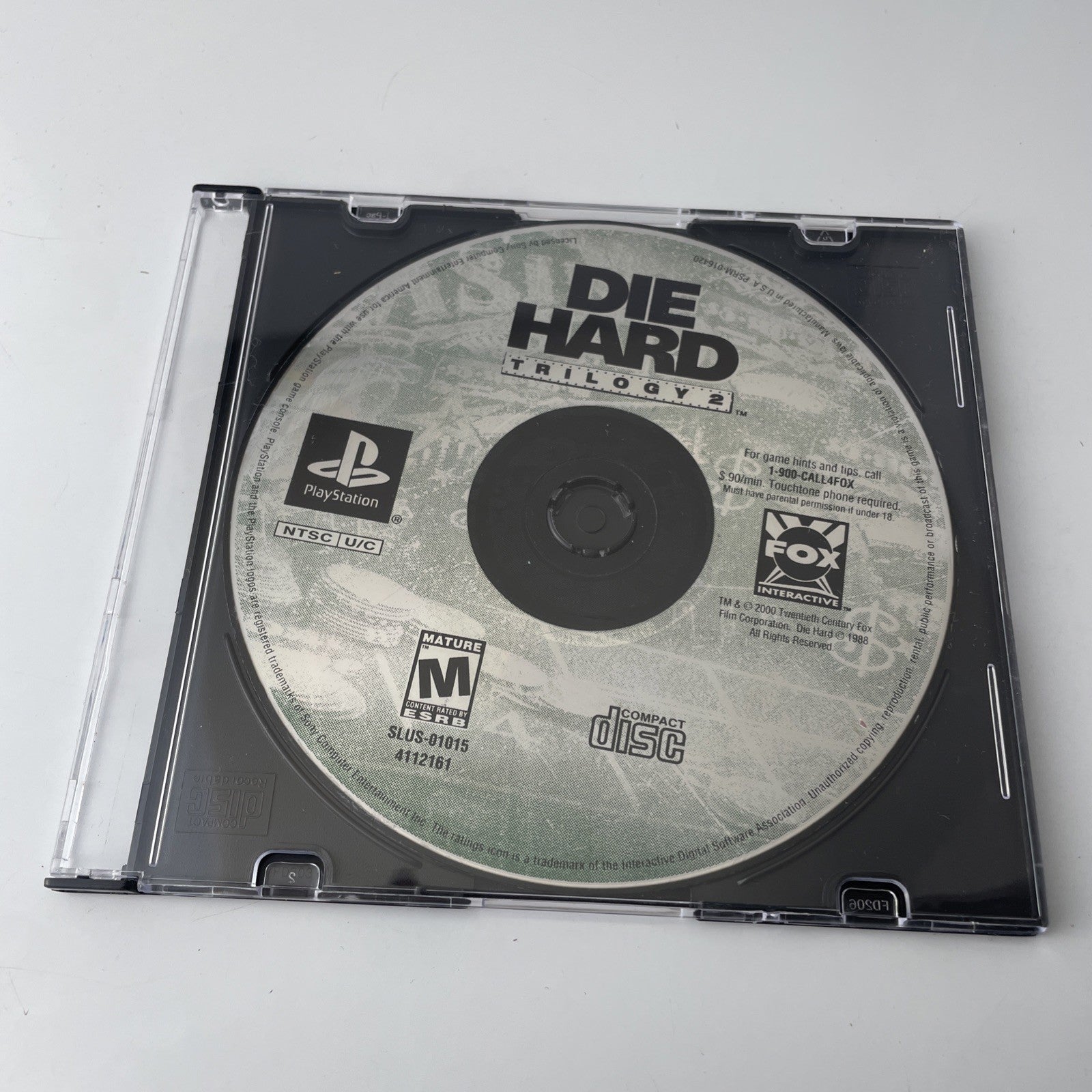 Die Hard Trilogy (Sony PlayStation 1 PS1, 1996) Disc Only Tested