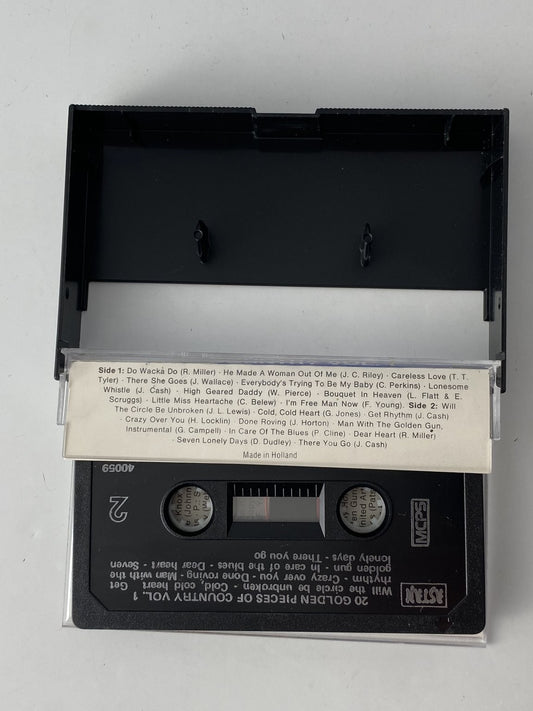 Various Artists 20 Golden Pieces of Country Vol. 1 Cassette ASTAN Holland