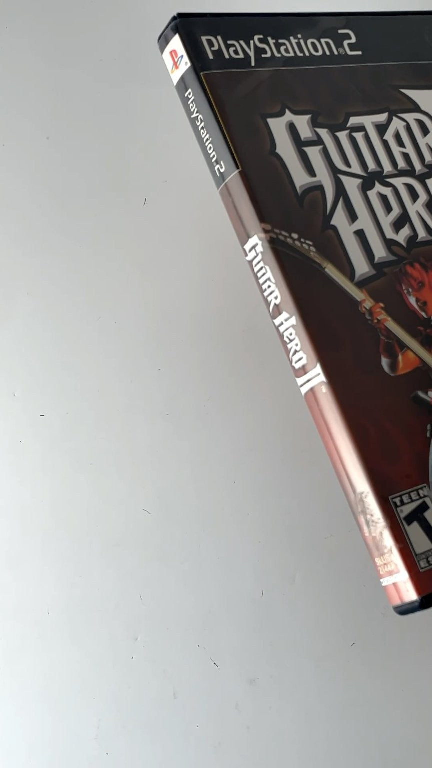 Guitar Hero II PlayStation 2 Video Game Multiplayer Rock Music TESTED W/ MANUAL
