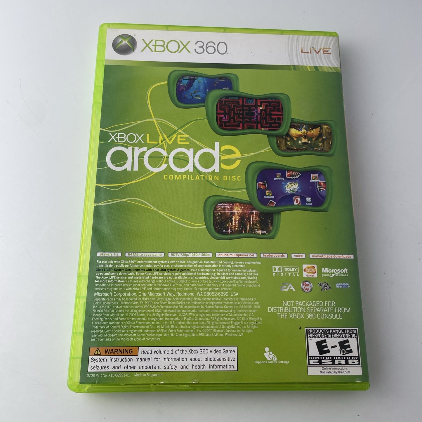 Sega Superstars Tennis (Xbox 360) CIB Complete W/ Manual Tested