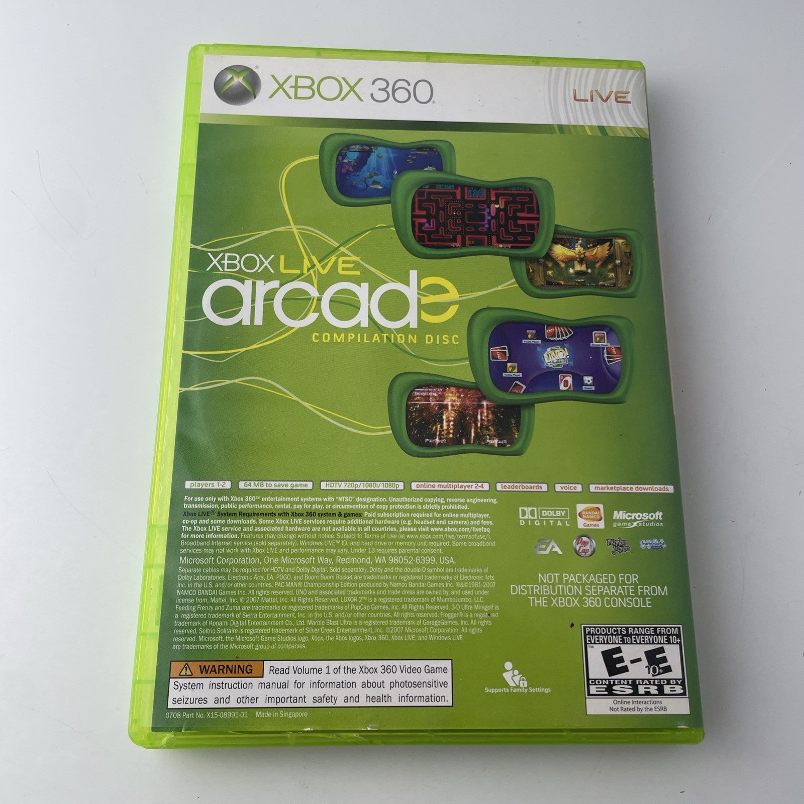 Sega Superstars Tennis (Xbox 360) CIB Complete W/ Manual Tested