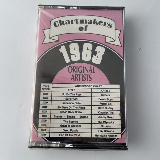 CHARTMAKERS OF 1963 MB8013 Cassette Tape New