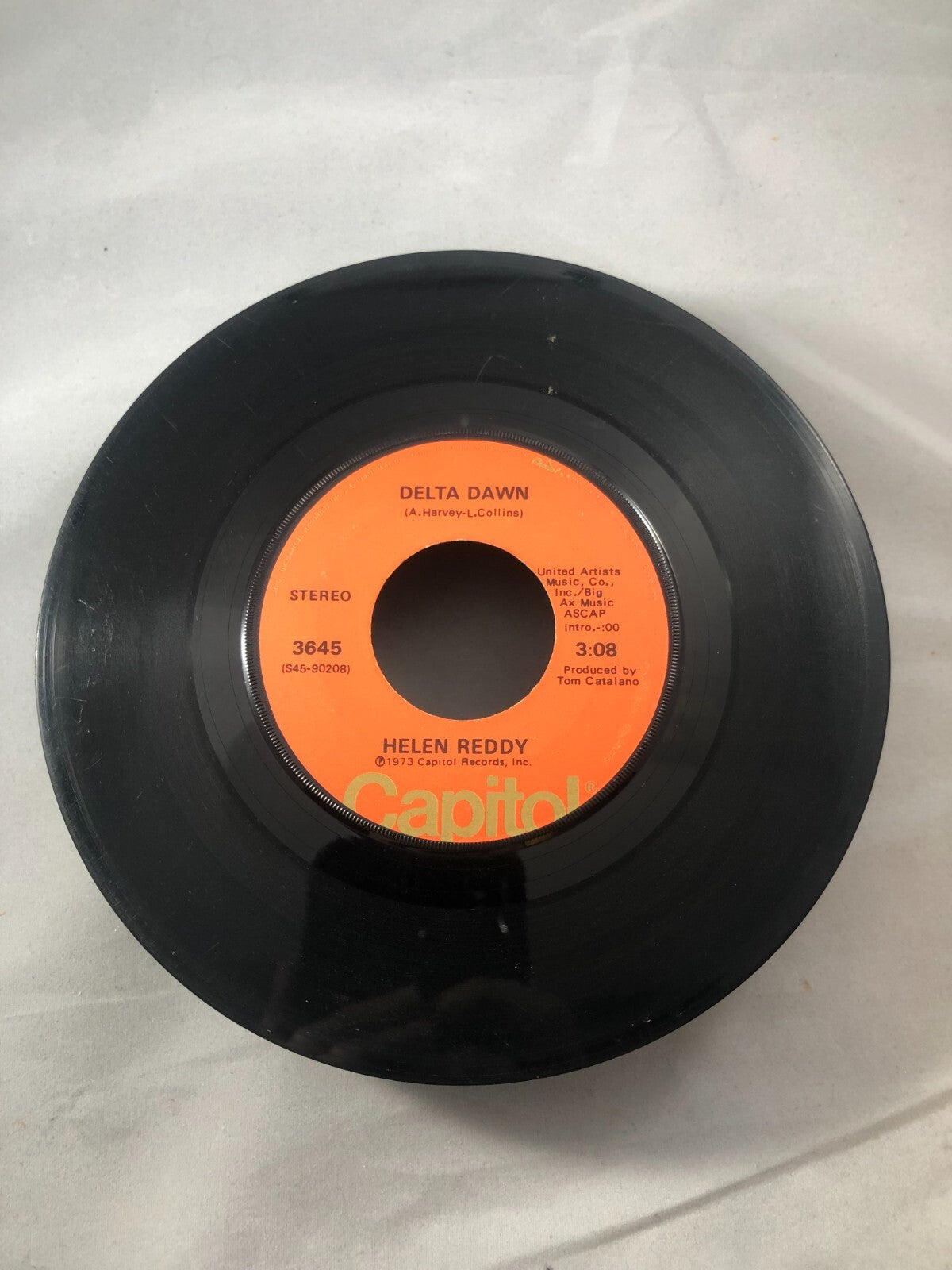 Helen Reddy (1973) Delta Dawn / If We Could Still Be Friends Record 45RPM G+