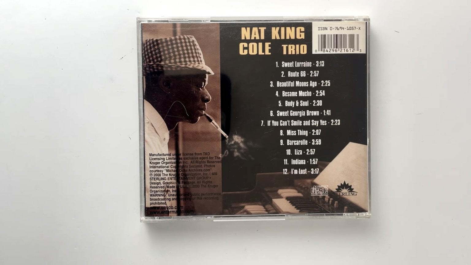 Nat King Cole Trio Sweet Georgia Brown CD Jazz Classics 21612