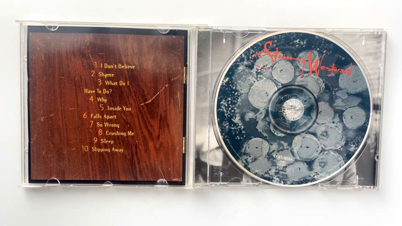 Stabbing Westward - Wither Blister Burn + Peel CD 1996 Industrial Rock Columbia