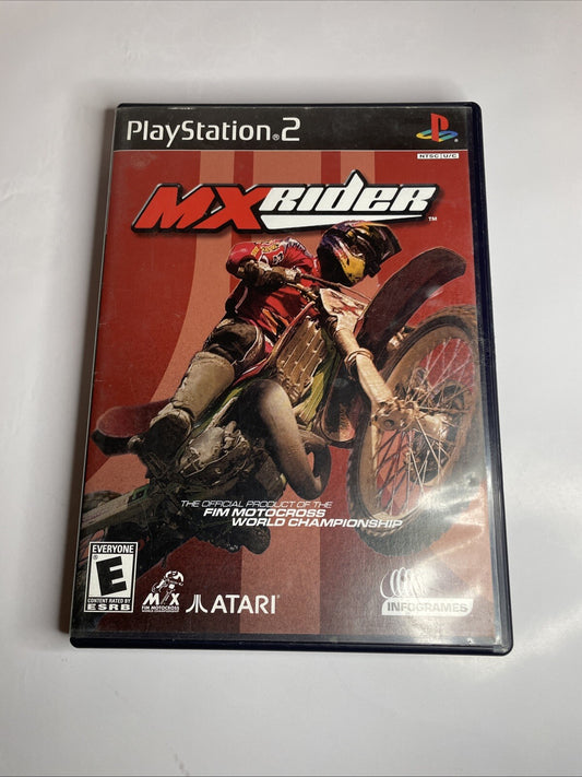 MX Rider PS2 PlayStation 2 - No Manual - Atari - Fast Shipping Retro Dirt Bike