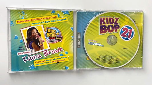 Kidz Bop 21 CD 2011 Kids Hits Pop Razor & Tie Label