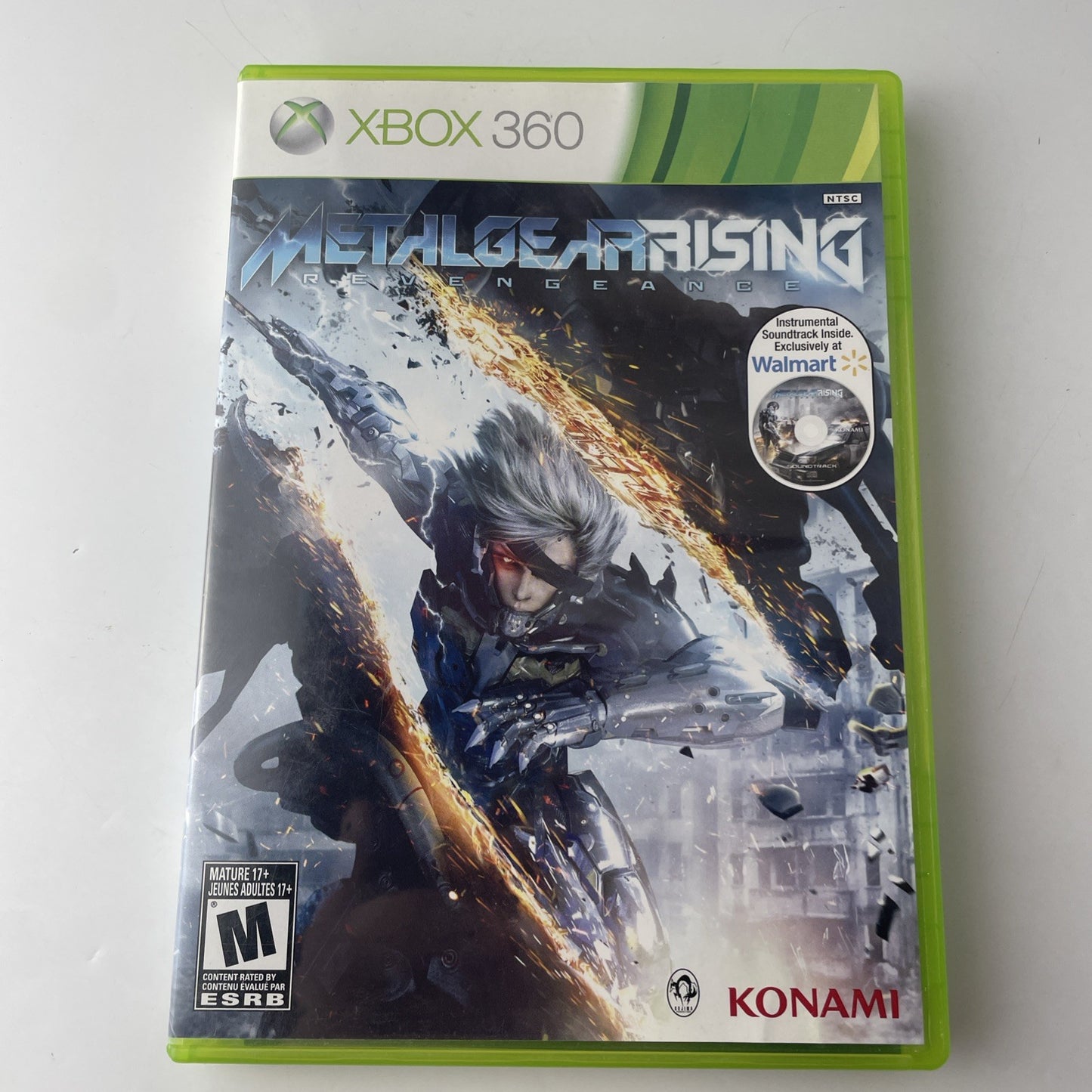 Metal Gear Rising: Revengeance (Microsoft Xbox 360) w/Manual Walmart Variant CD