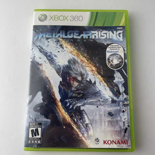 Metal Gear Rising: Revengeance (Microsoft Xbox 360) w/Manual Walmart Variant CD