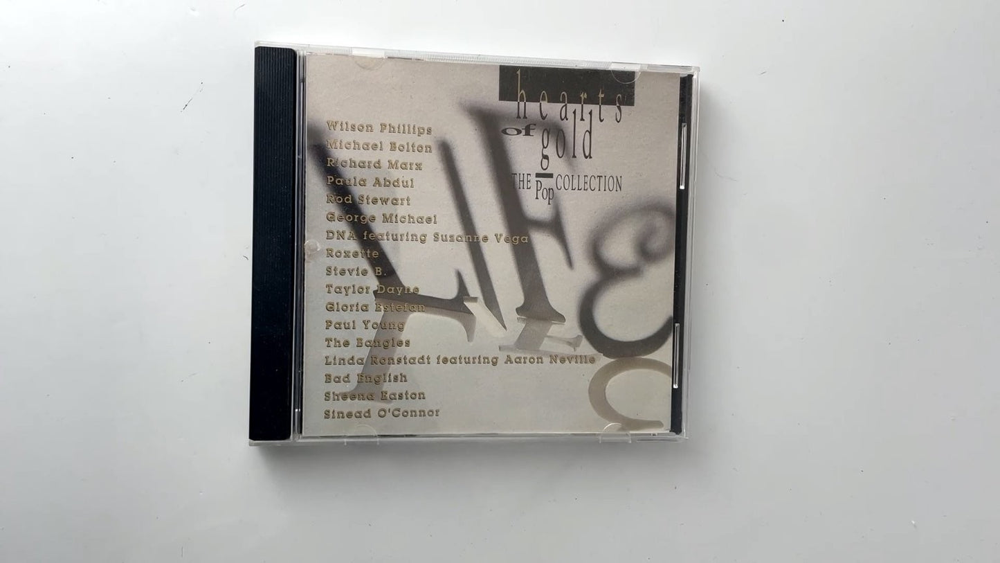 Hearts of Gold The Pop Collection CD 1991 Charity Compilation Pop Foundation