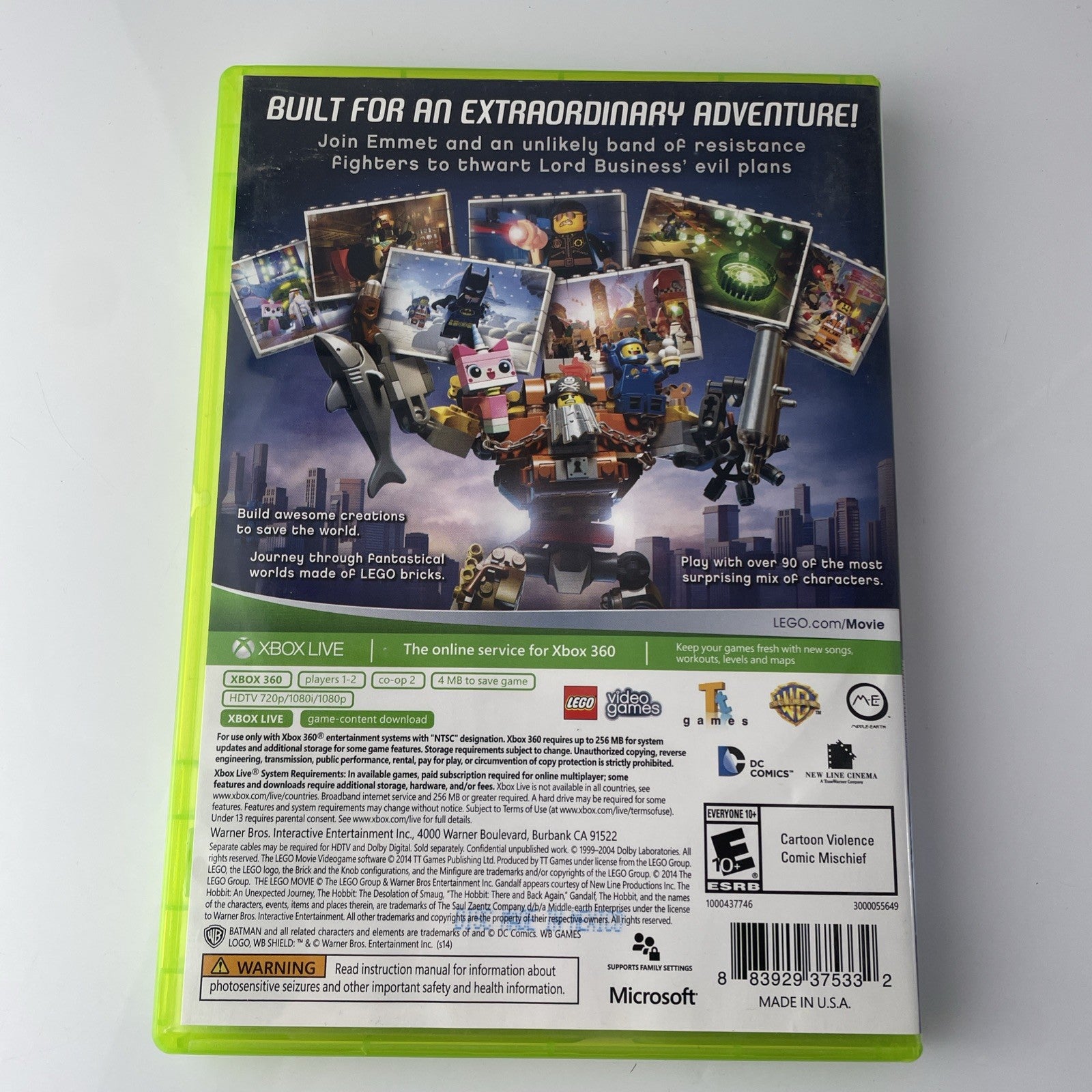 The LEGO Movie Videogame (Microsoft Xbox 360, 2014)