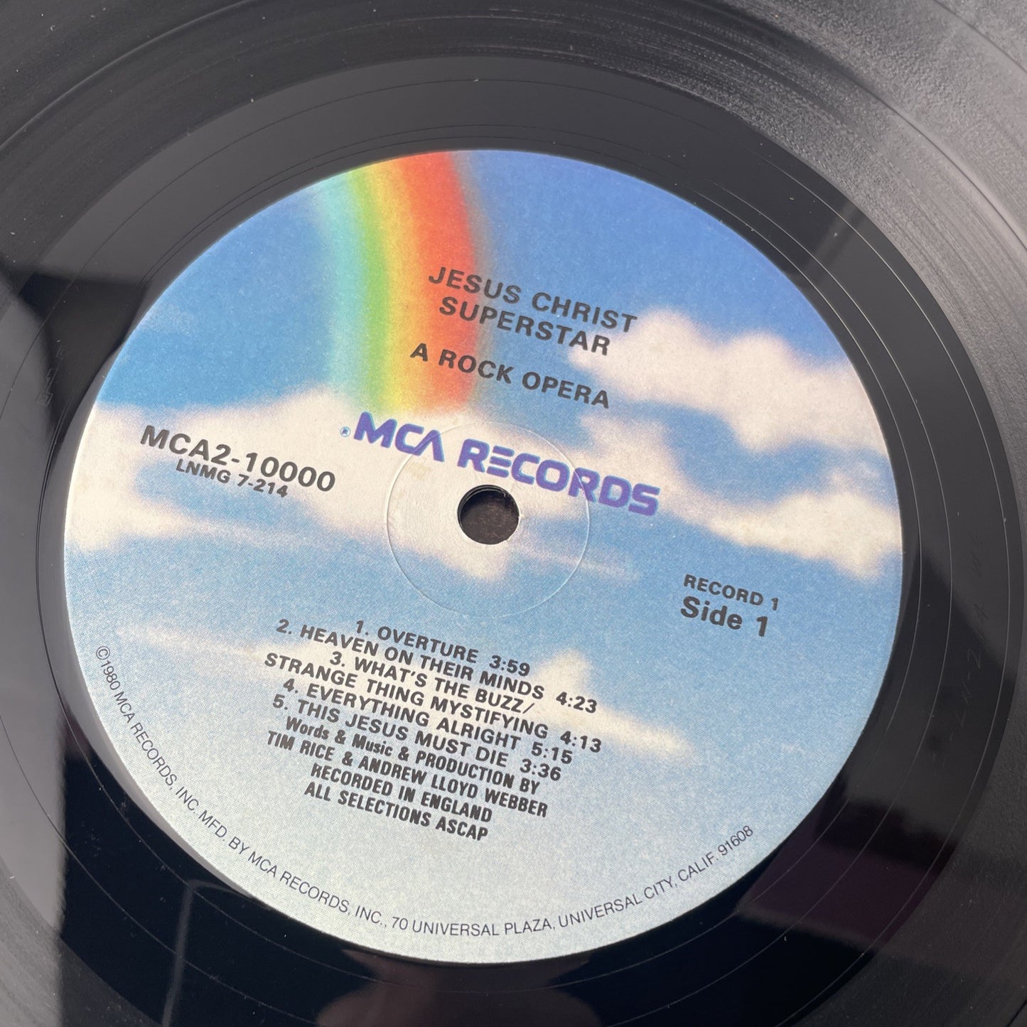 Andrew Lloyd Webber Jesus Christ Superstar (LP) 2LP Decca DXSA 7206 Rock 1970 VG
