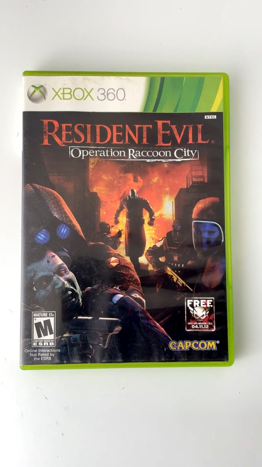 Resident Evil Operation Raccoon City Xbox 360 CIB HORROR ZOMBIE CIB TESTED