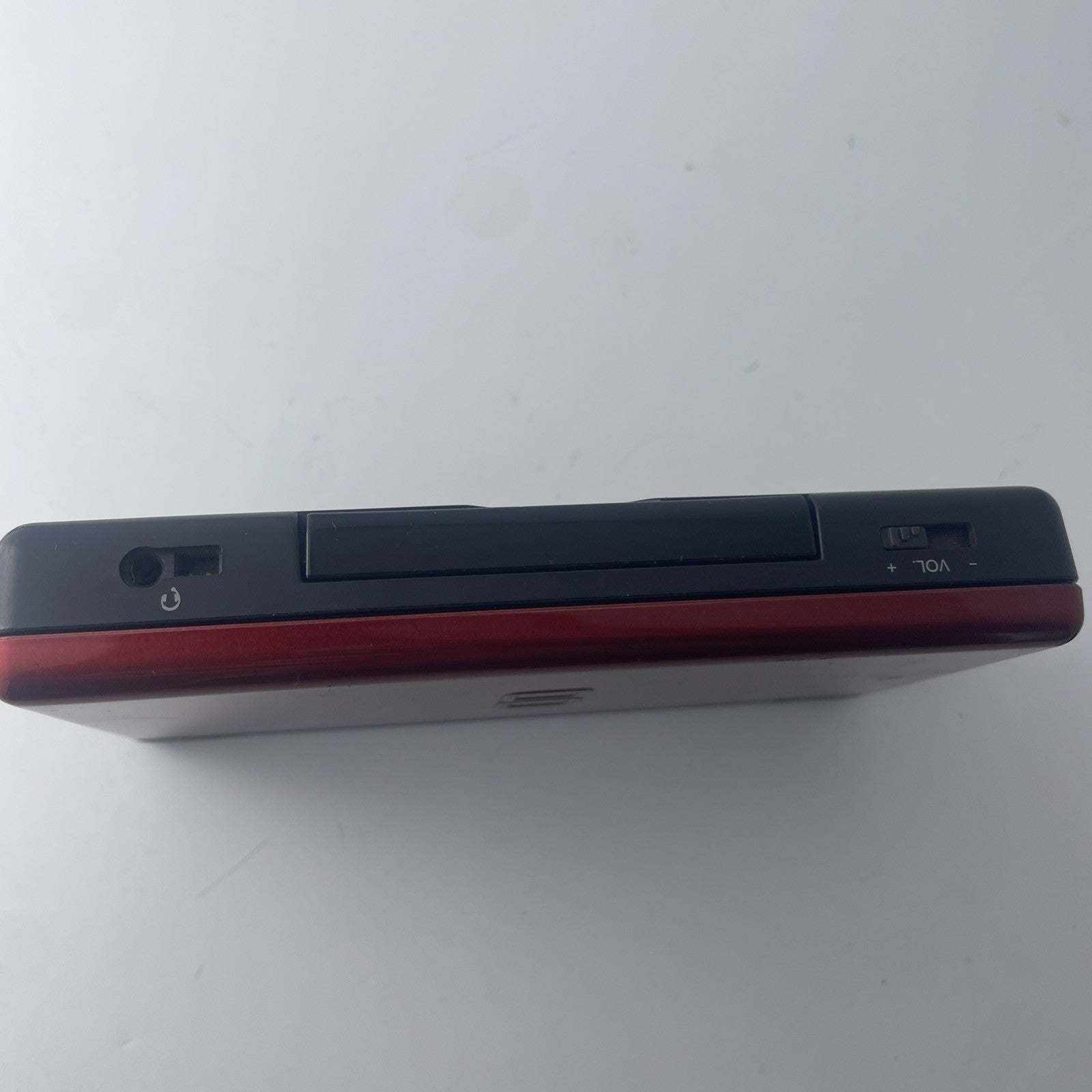 Nintendo DS Lite Crimson Handheld Console Red/Black With Charger No Stylus