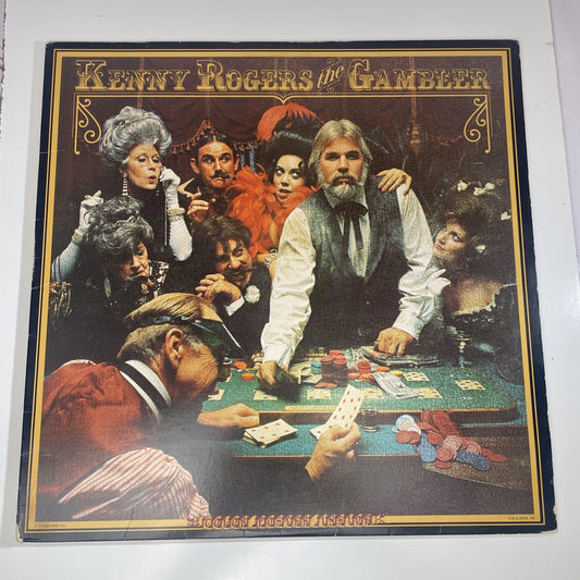 Kenny Rogers - The Gambler Vinyl Record 33RPM  With Poster