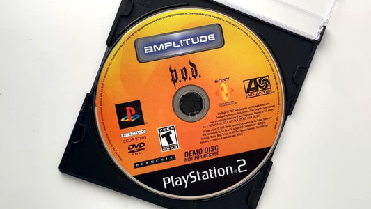 Amplitude P.O.D. Demo Disc PlayStation 2 Video Game NTSC U/C DISC ONLY MUSIC