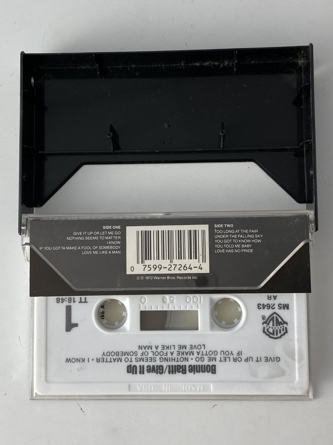 Bonnie Raitt Give It Up Cassette 1972 Warner Bros. Records Blues Rock Folk